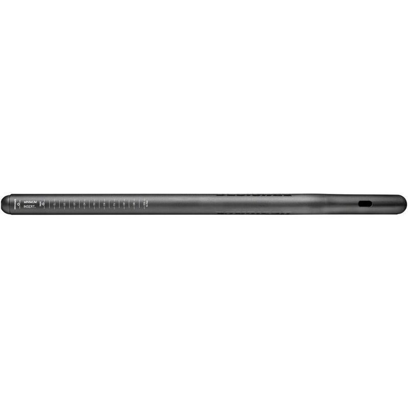 Profile Design 35a Aluminum Long 400mm Extensions, Shallow Ski-Bend, 22.2mm, Black