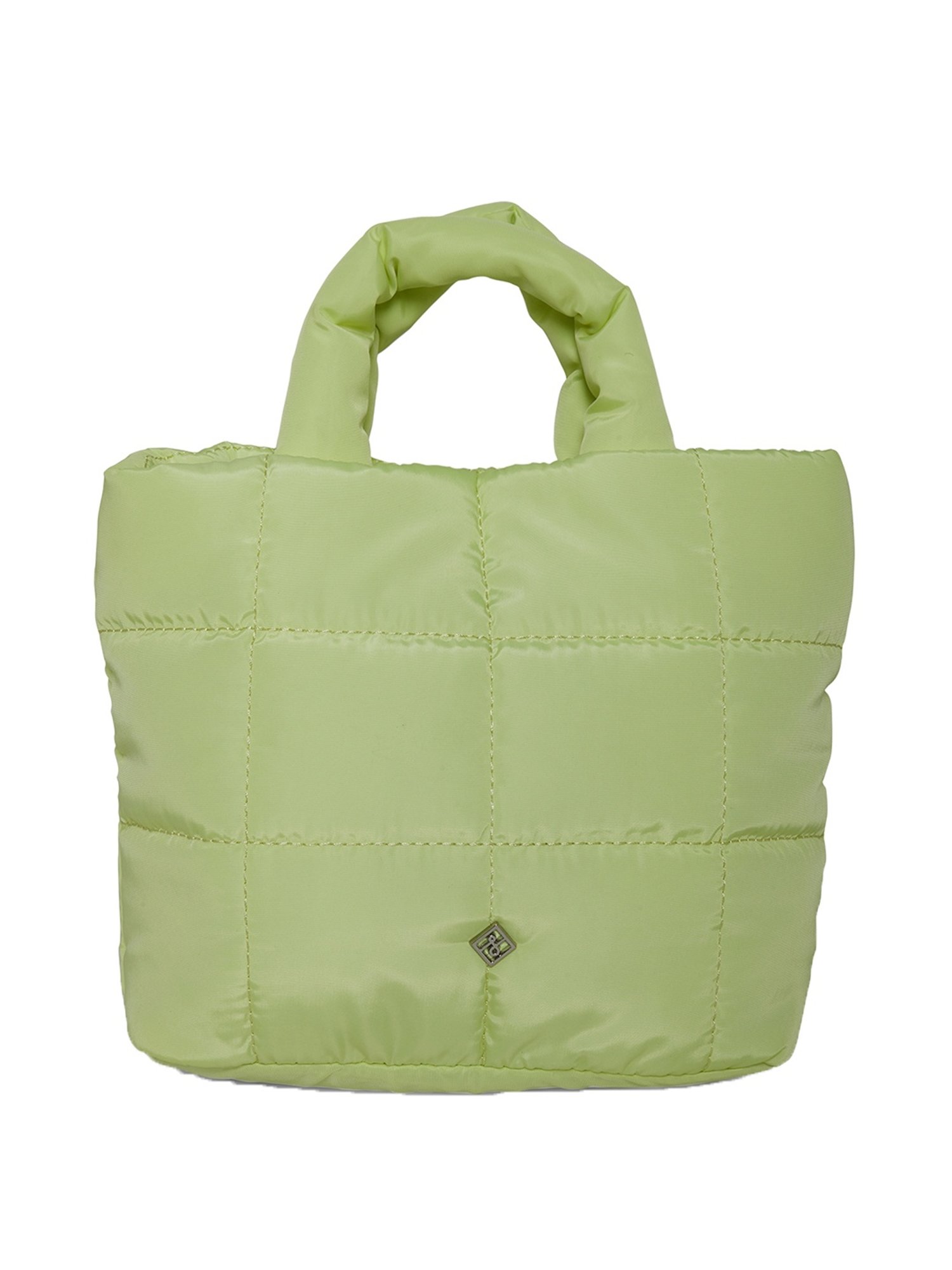Call It Spring DAYDREAMER320 Green Quilted Medium Tote Handbag