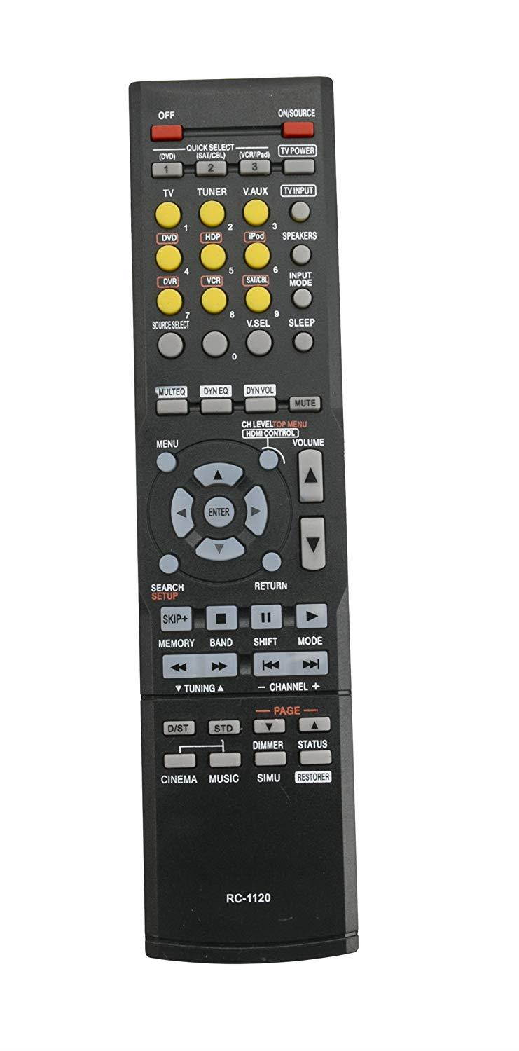 New RC-1120 RC1120 Remote Control for Denon AV Receiver AVR-590 AVR-591 AVR390 DHT590BA AVR-1610 AVR-391