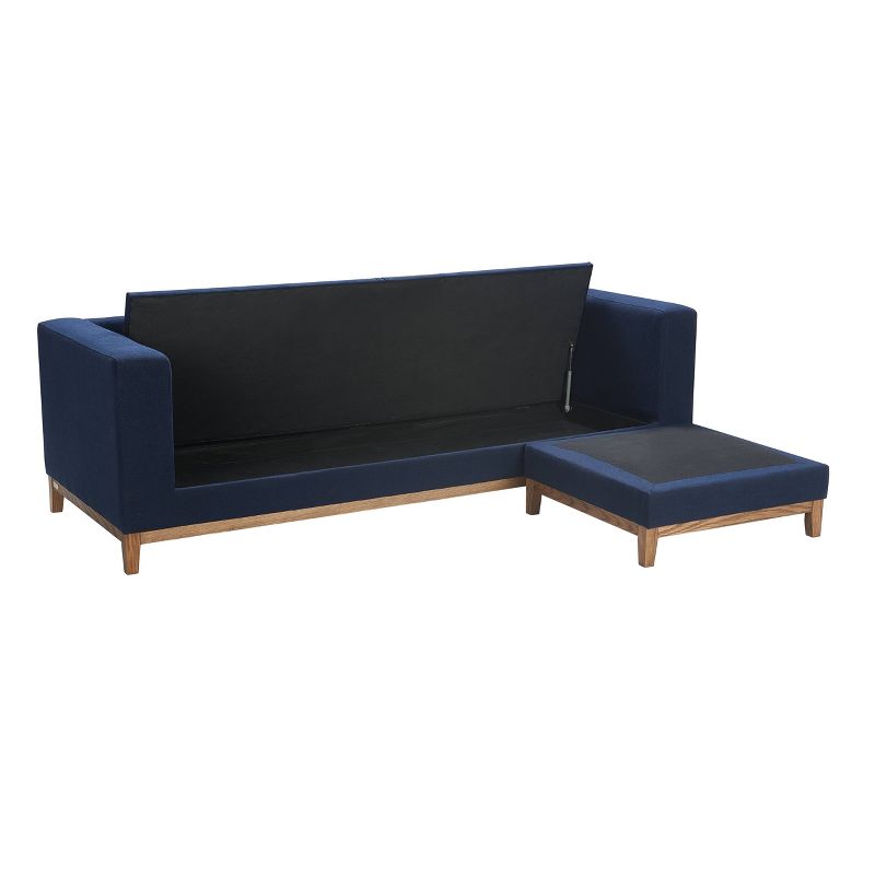 Ali Upholstered Loveseat Dark Shadow Blue - HOMES: Inside + Out