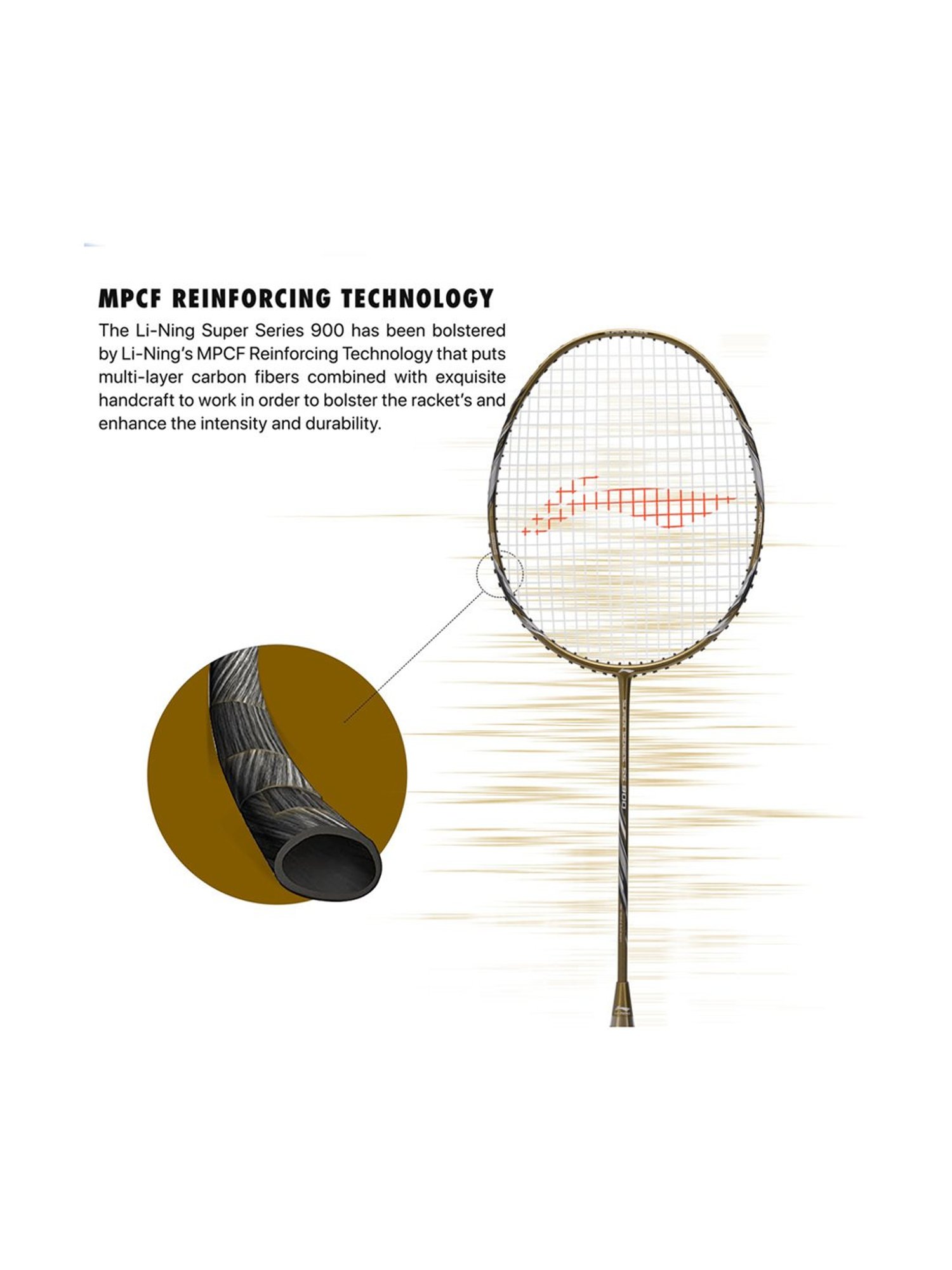 Li-Ning Super Series 900 Badminton Racket (Olive) Size - Medium