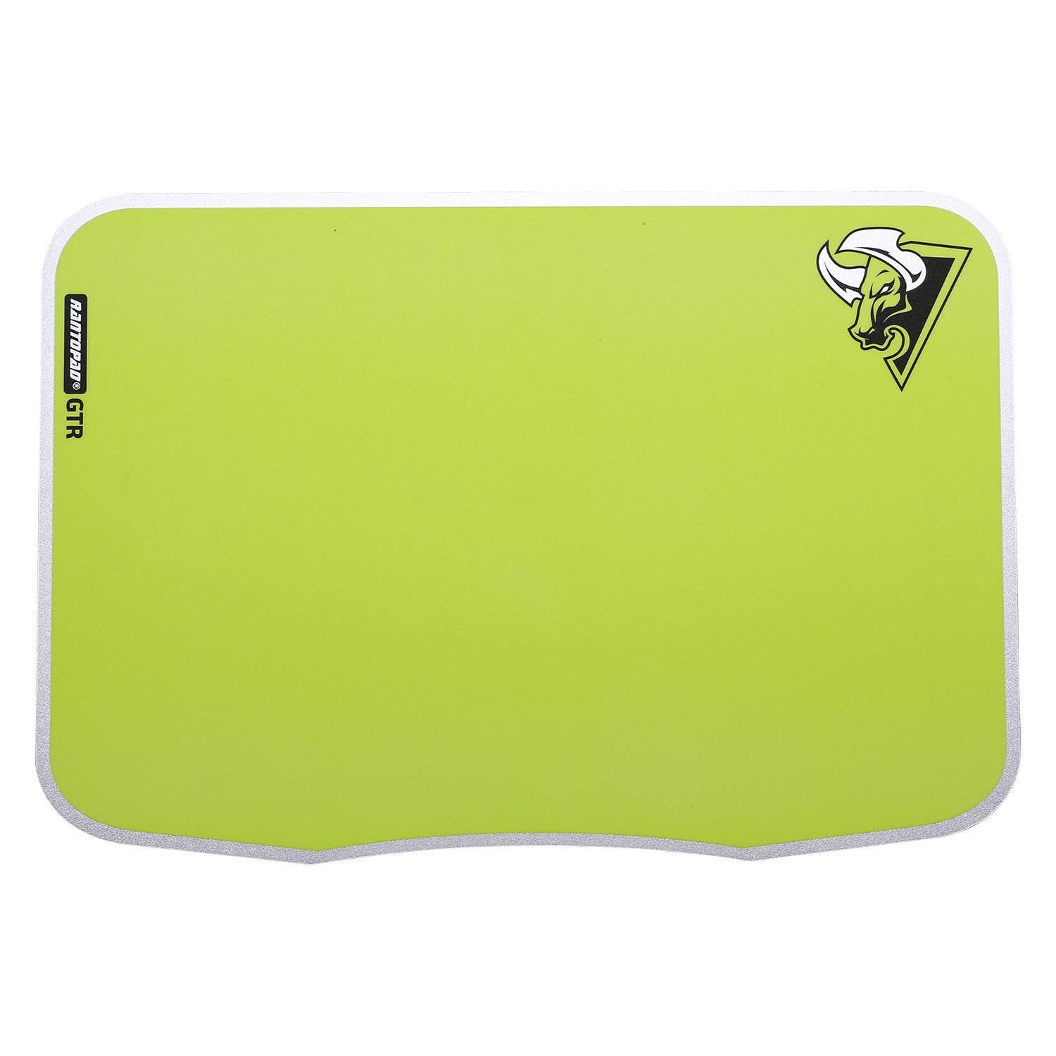 Rantopad GTR Plastic Gaming Mousepad - Anti-slip, Smooth & Durable Frosted Matte Carbon Resin Surface, Pro Gaming Essential, Made for Optical Mice, Large Size 13.8x9.5x0.09 in - Yellow