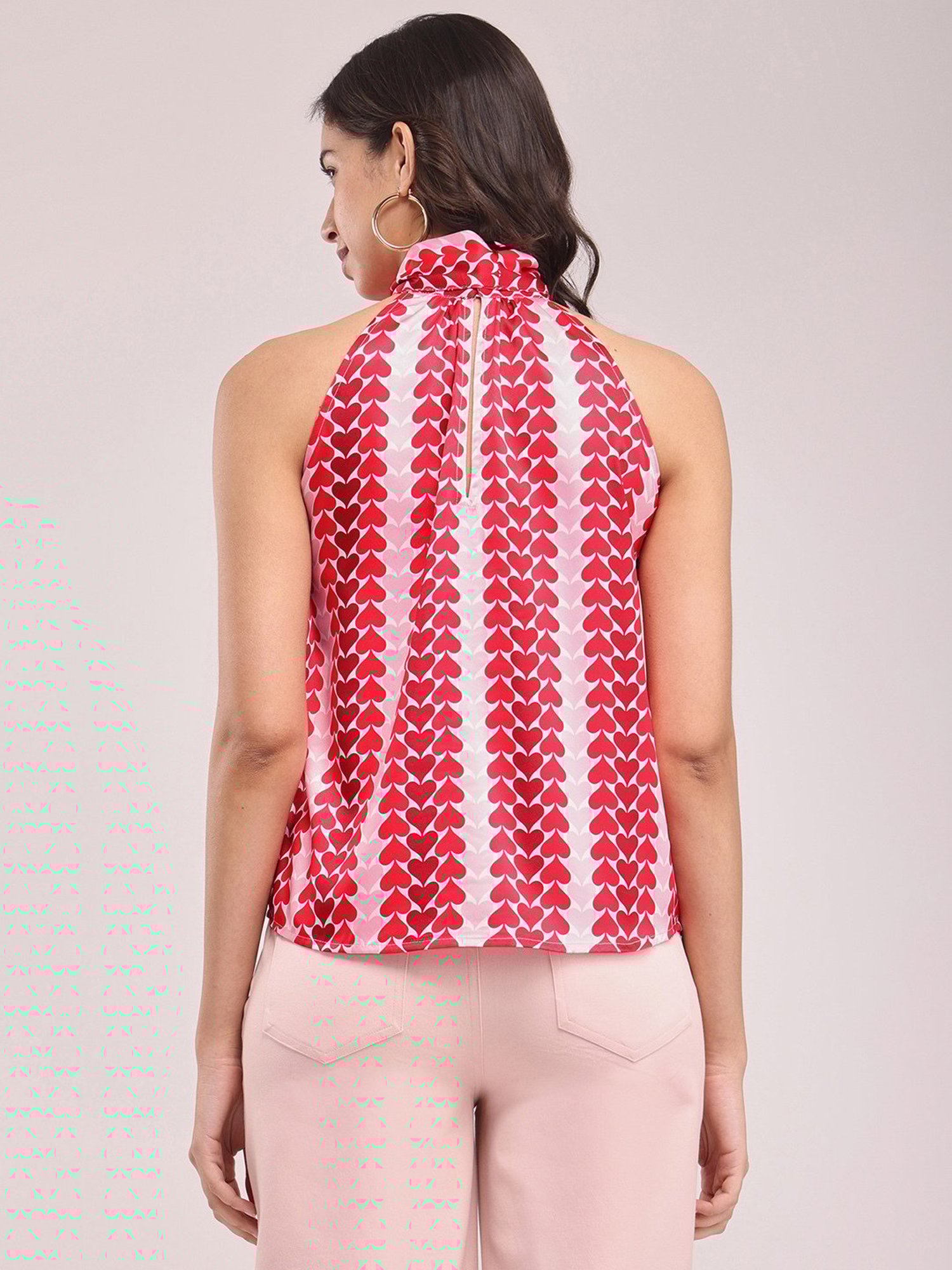 Fablestreet Pink Printed Top