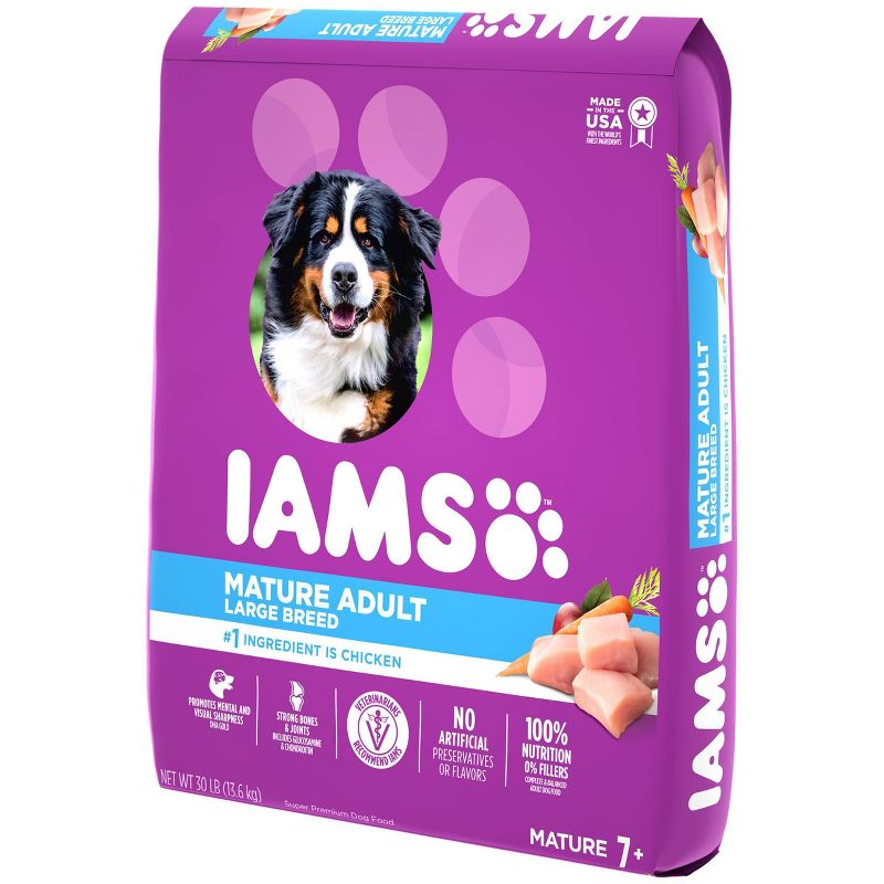 Iams Mature Adult Large Breed Dry Dog Food - 30lbs