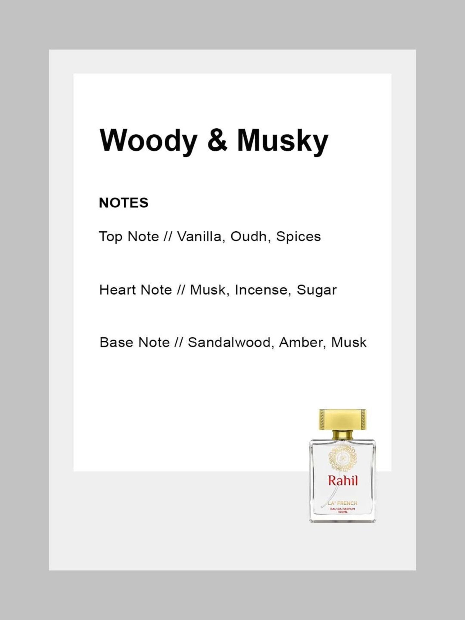 La French Rahil Eau De Parfum - 100 ml