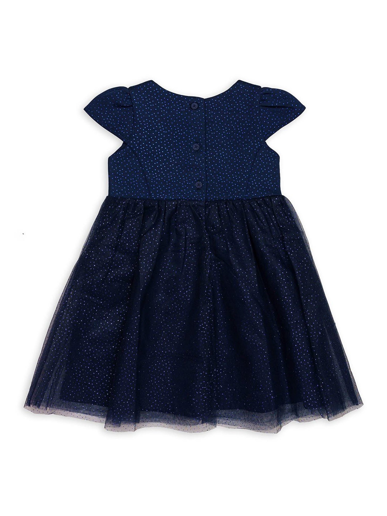 H by Hamleys Infants Girls Navy Printed Dress