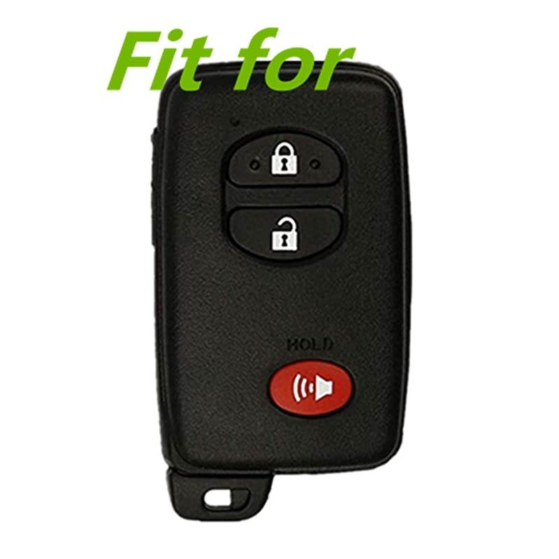 Silicone Key Fob Cover Case Protector Smart Remote Control Keyless Entry Case Holder Cover Fit for Toyota Highlander Prius Prius C Prius V RAV4 HYQ14AAB HYQ12ACX