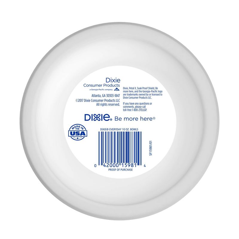 Dixie Everyday Multi Purpose Disposable Bowls - 72ct/10oz
