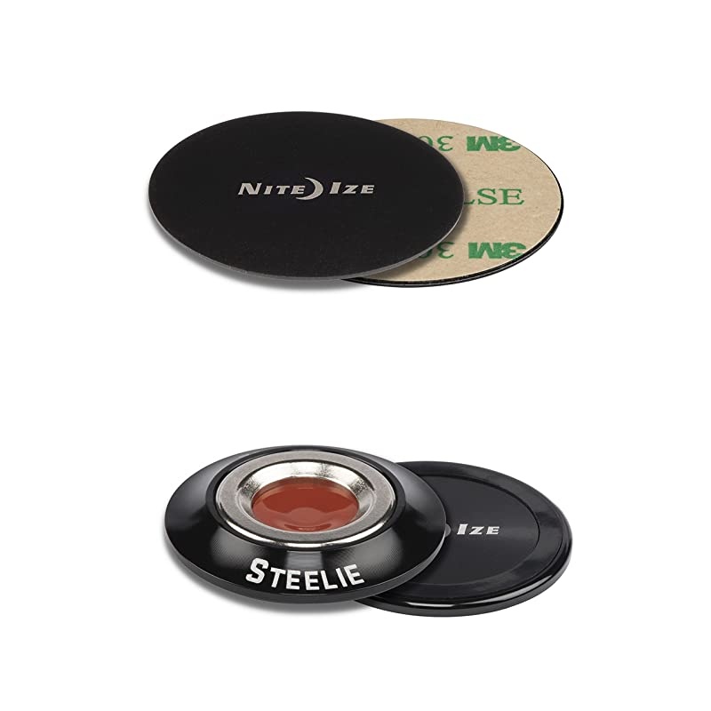 Steelie Orbiter Magnetic Socket and Metal Plate, black, one size (STO-01-R7)