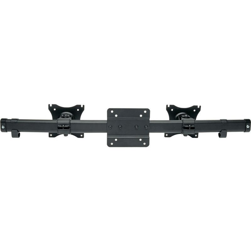 Tripp Lite Dual Display TV Monitor Mount Adapter Kit 13-27in Flat Screens - 27" Screen Support - 22 lb Load Capacity - Black