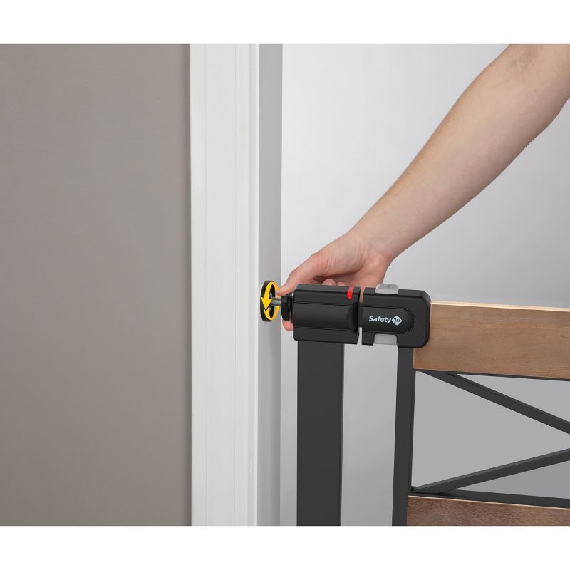 Safety 1st Easy Install Modern Farmhouse Gate