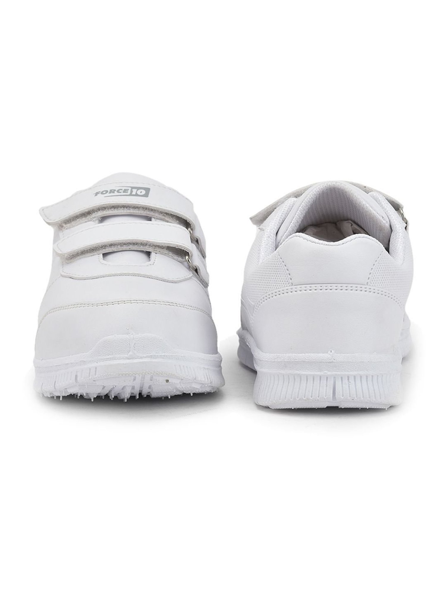 Force10 By Liberty Kids White Velcro Shoes