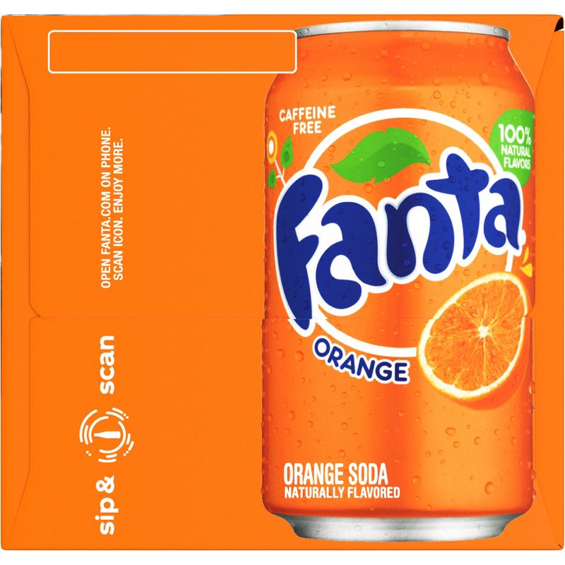Fanta Orange Soda - 12pk/12 fl oz Cans