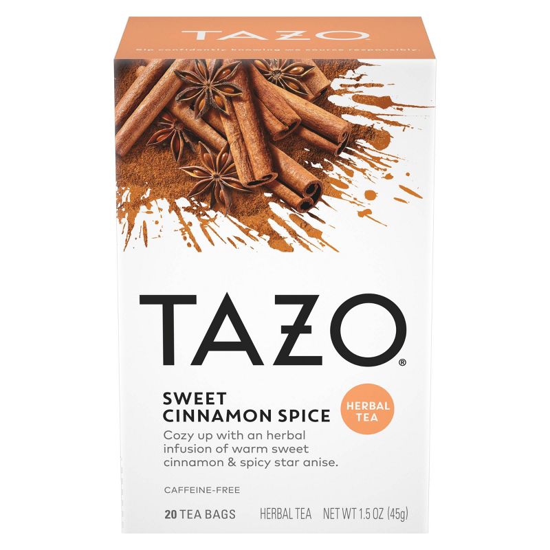 Tazo Sweet Cinnamon Spice Herbal Tea - 20ct