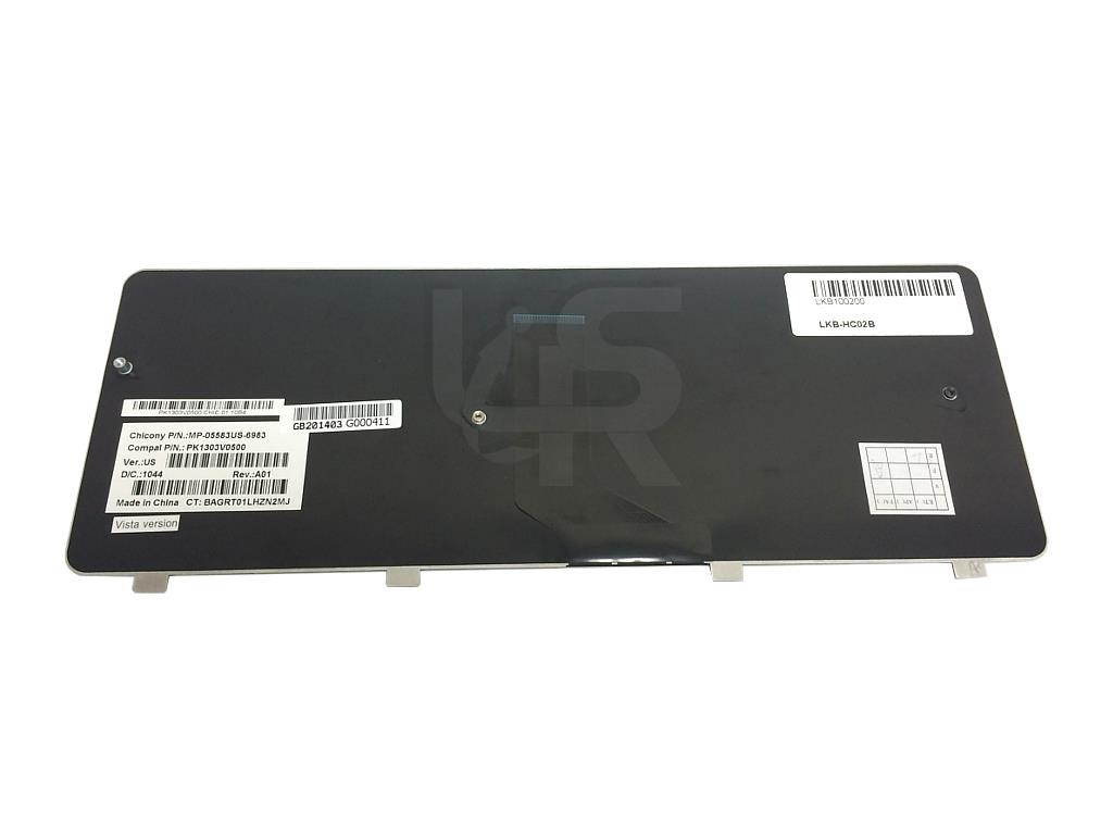 Laptop Keyboard Compaq Presario CQ40-710TX CQ40-711BR CQ40-711TX CQ40-712BR CQ40-712TU CQ40-713BR CQ40-713TU Black - (Loreso Replacement Part)