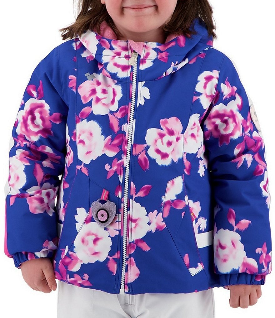 Obermeyer Little/Big Girls 1-8 Iris Bluebird Day Print Ski Jacket