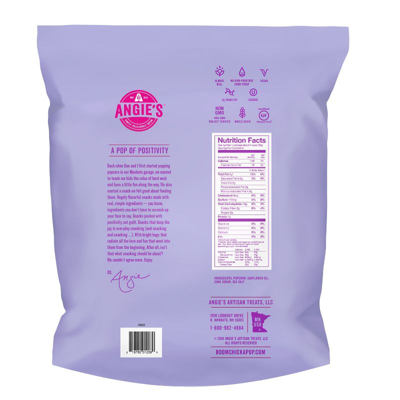 Angie's Boomchickapop Sweet & Salty Kettle Corn - 1oz 6ct