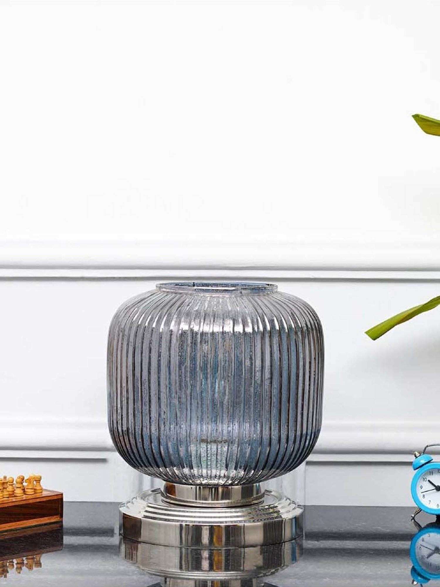 DecorativeRay Red PVC Study Table Lamp - Set of 1