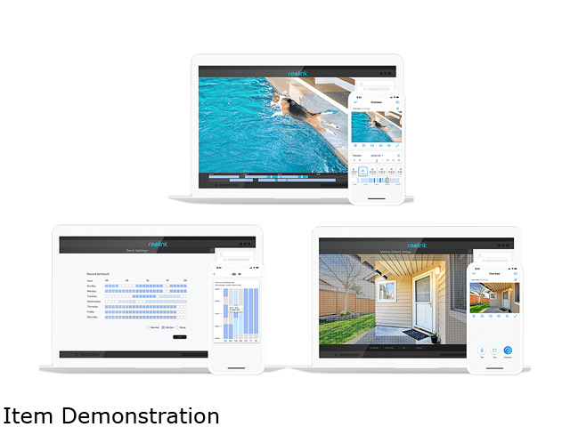 Reolink 4K Ultra HD 8CH POE Security Camera System, 4 x Wired 8MP Outdoor PoE IP Cameras, 8MP 8-Channel NVR with 2TB HDD Video Surveillance System for 24/7 Recording RLK8-800B4