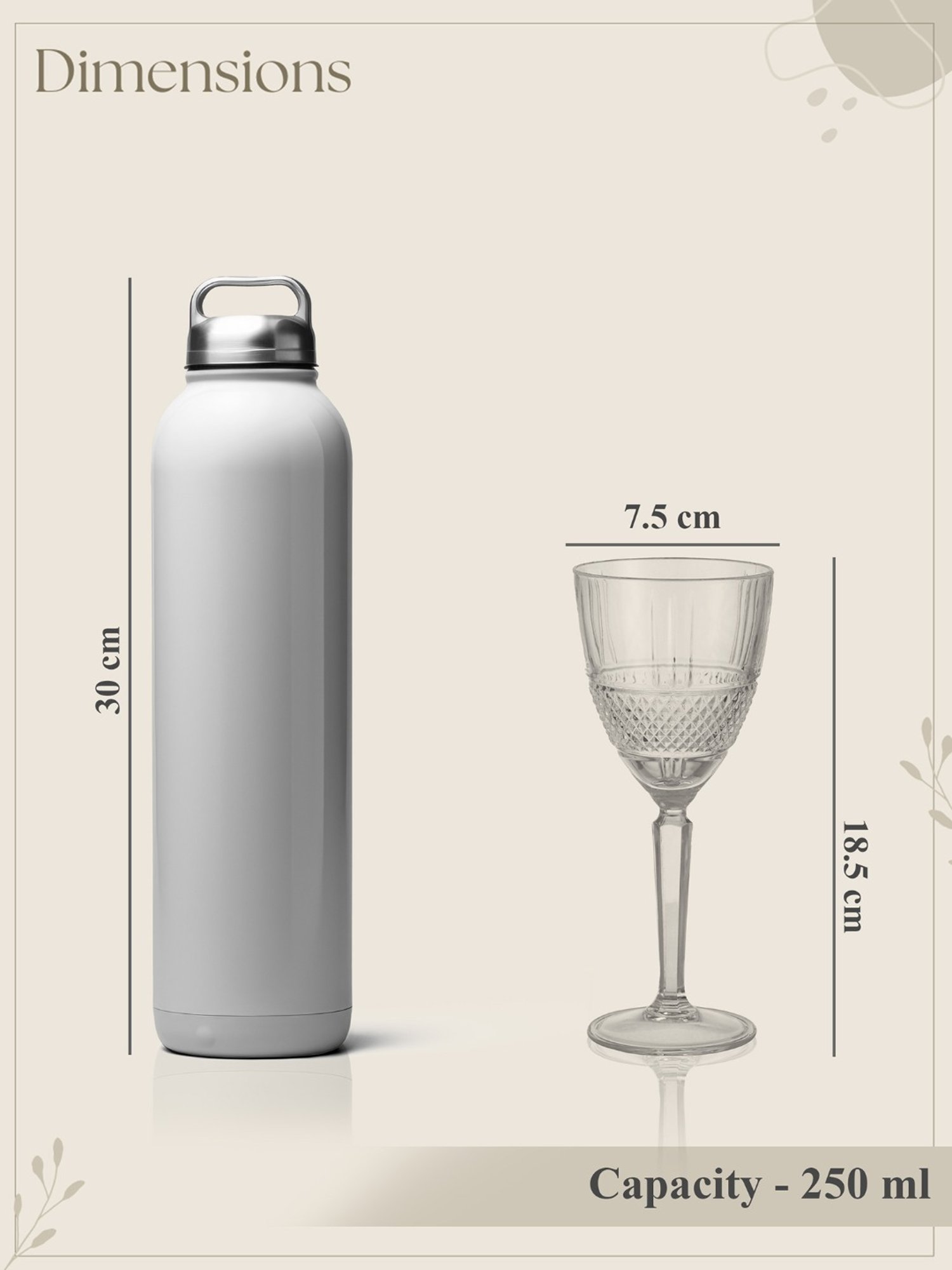 Trovea's Brillante Transparent Glass Wine Glass - Set of 4