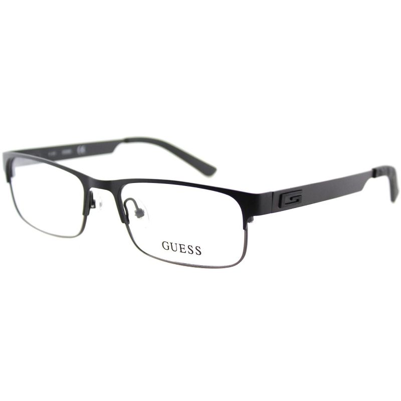 Guess  BLKGUN Unisex Rectangle Eyeglasses Black 53mm