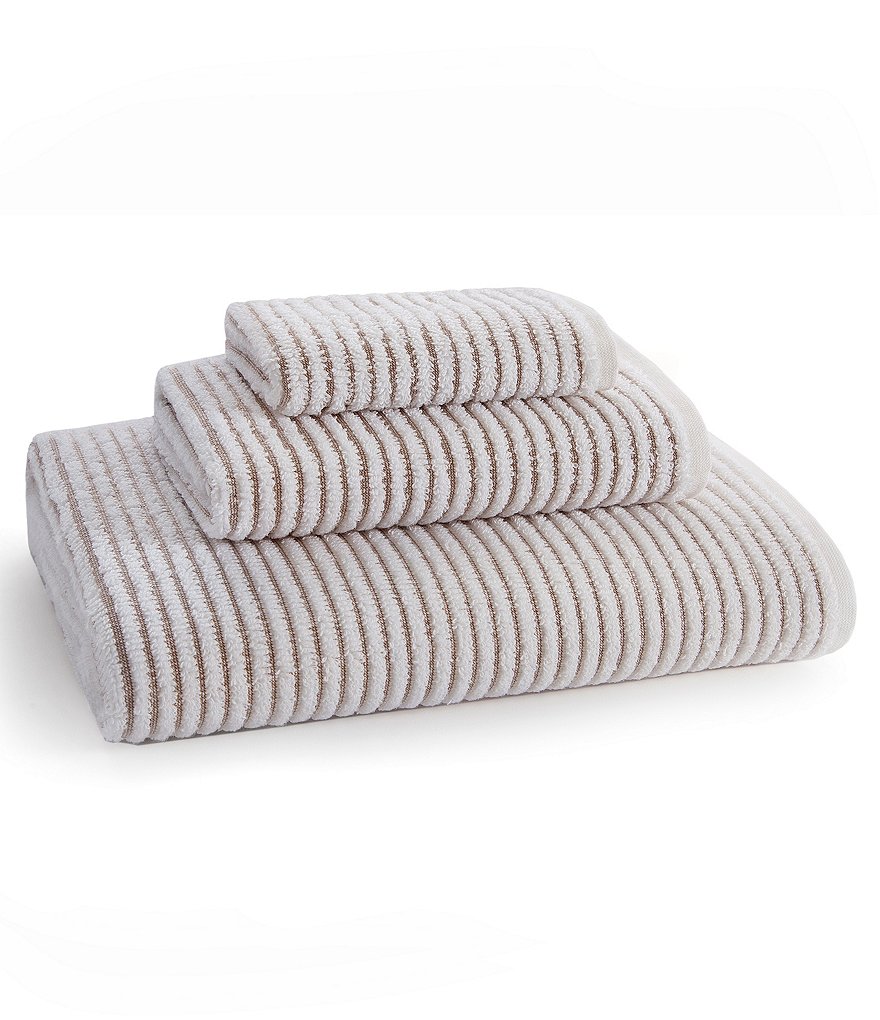 Kassatex Sullivan Ribbed Turkish Aegean Cotton Towels