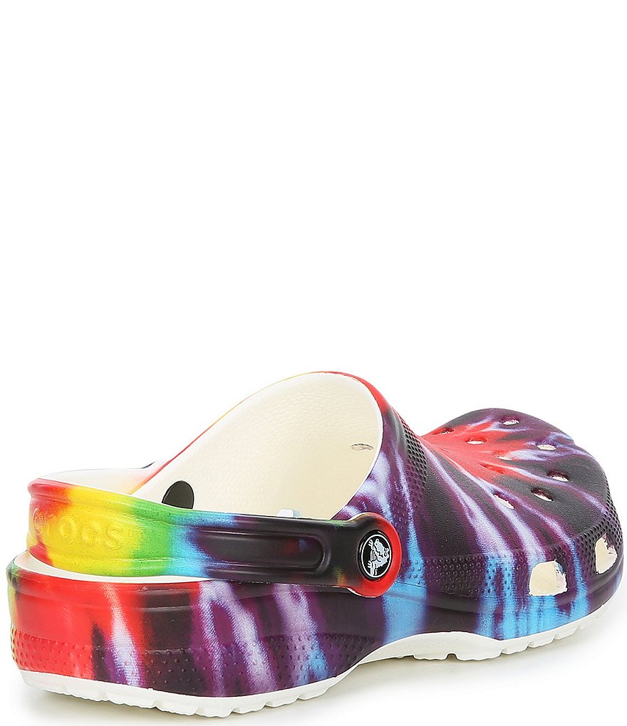 Crocs Men's Classic Tie-Dye Clogs