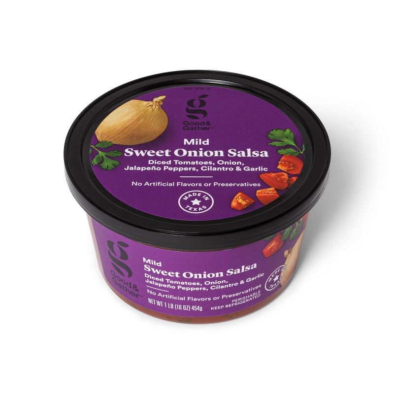 Sweet Onion Salsa - Mild Heat - 16oz - Good & Gather™