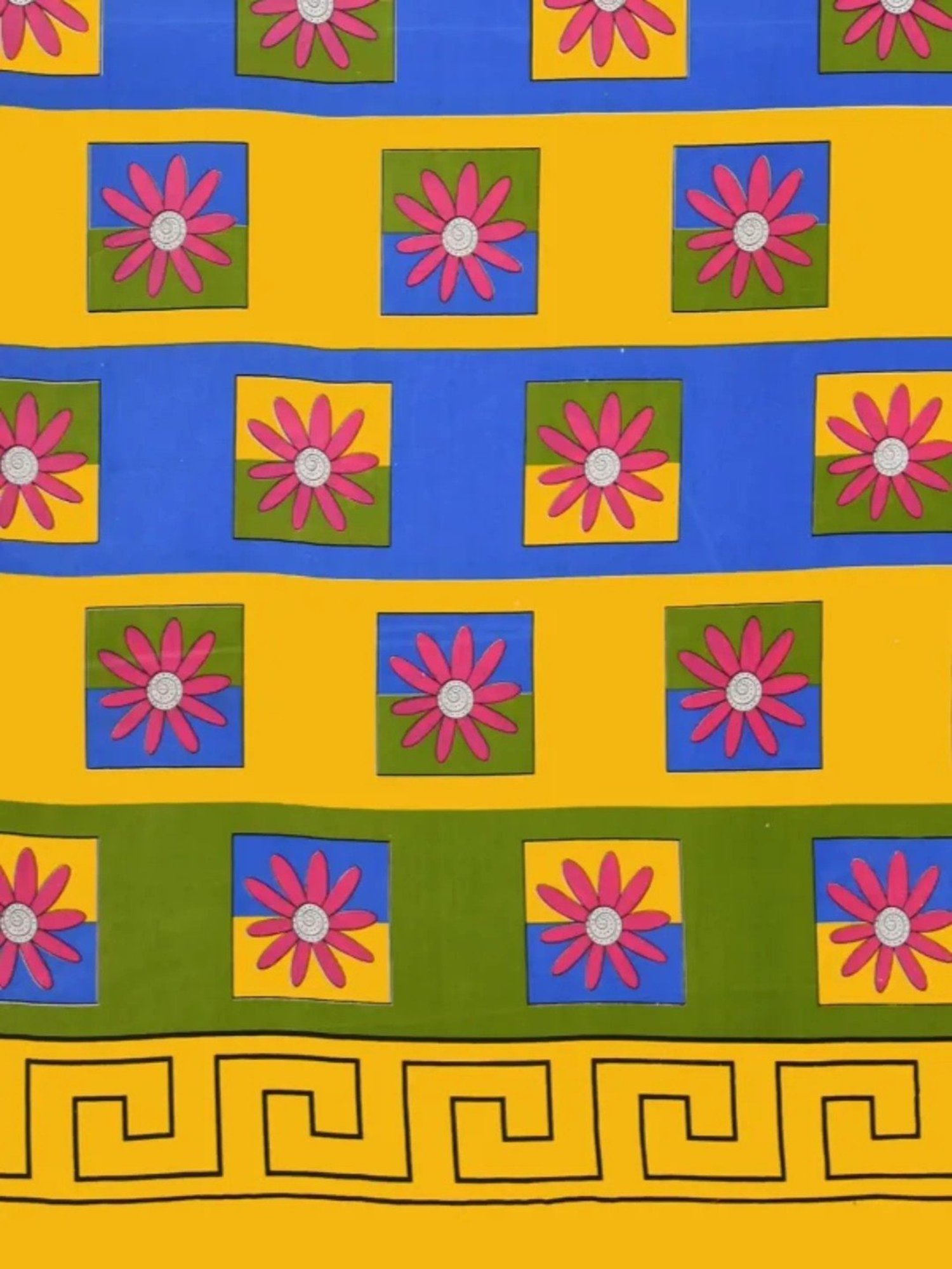 Living Roots Printed Yellow 240 TC Cotton Bedsheet with 2 Pillow Covers