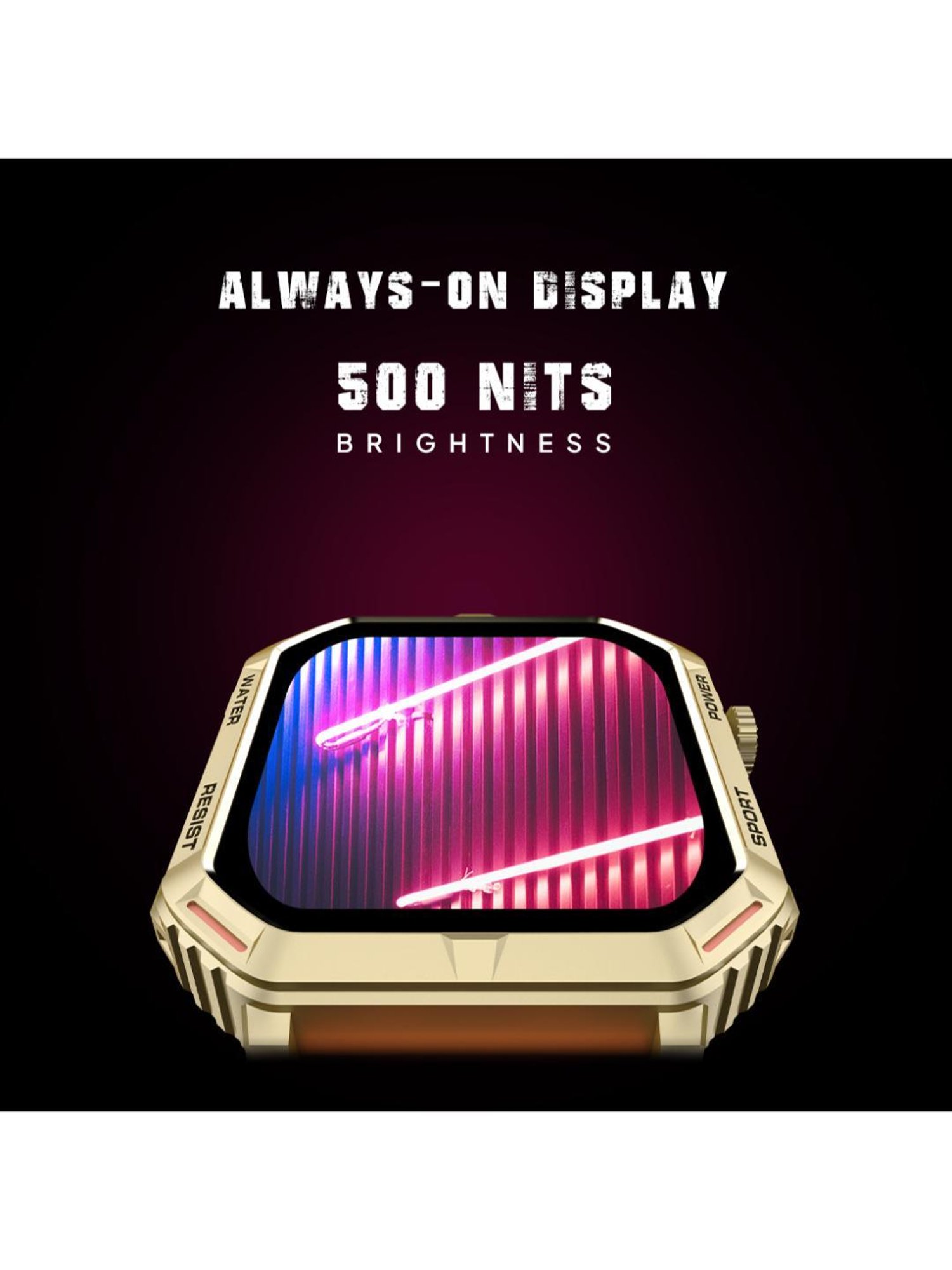 Fire-Boltt Commando BT Calling Smartwatch with 1.95 AMOLED Display & 123 Sports Modes (Orange)