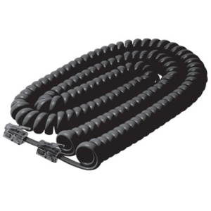Steren ST-302-025BK 25 ft. Black Handset Cord