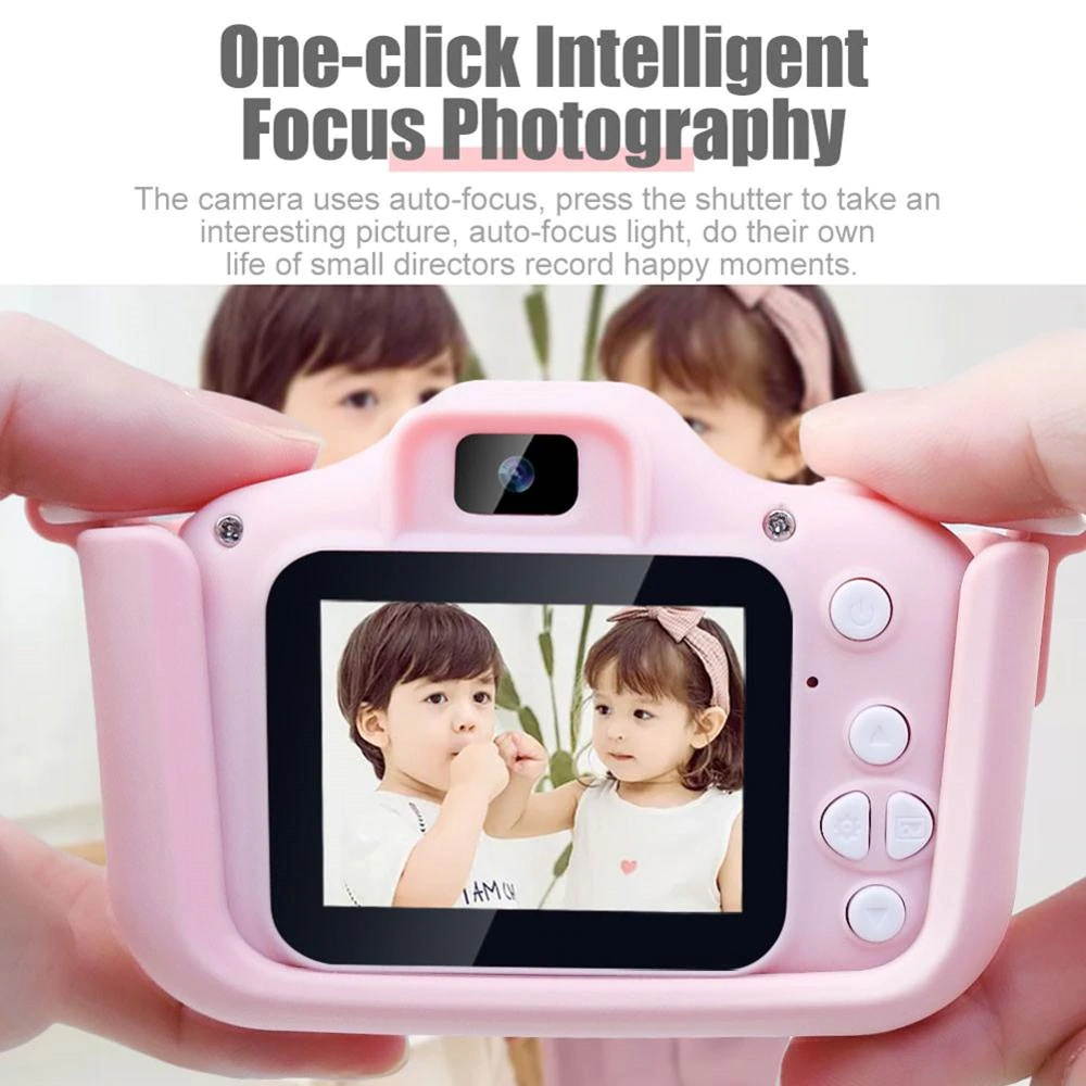 X5S Mini Kids Toy Camera 2.0'' 20MP IPS Screen HD 1080P Children Digital Photo Camera with 600mAh Lithium Battery Christmas Gift