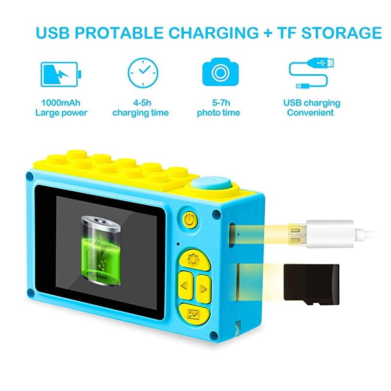 Digital Cameras for Boys Girls HD 1080P Video Camera for Children Selfie Camera Toy Cameras Mini Child Camcorder for Age 6+ Boys/Girls Pink