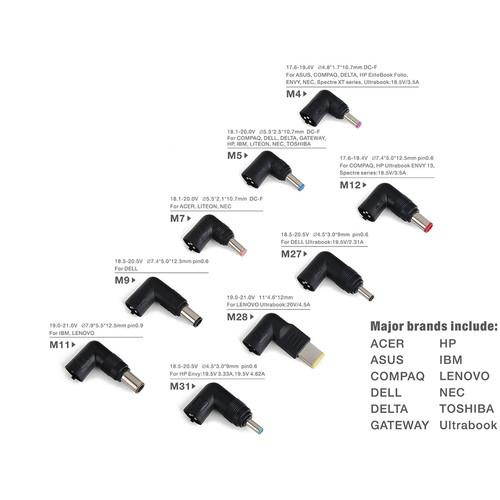 LUXA2 PO-ULA-PC90BK-00 EnerG Bar 90W Universal Laptop Charger