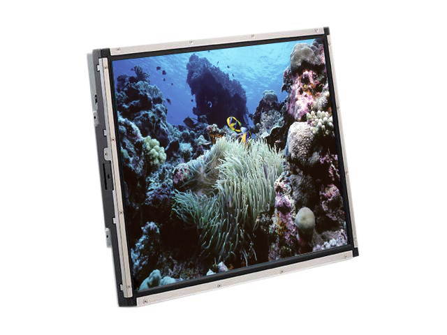 ELO TOUCHSYSTEMS E734455 Steel/black 17" Dual serial/USB SecureTouch Open-Frame Touchmonitor