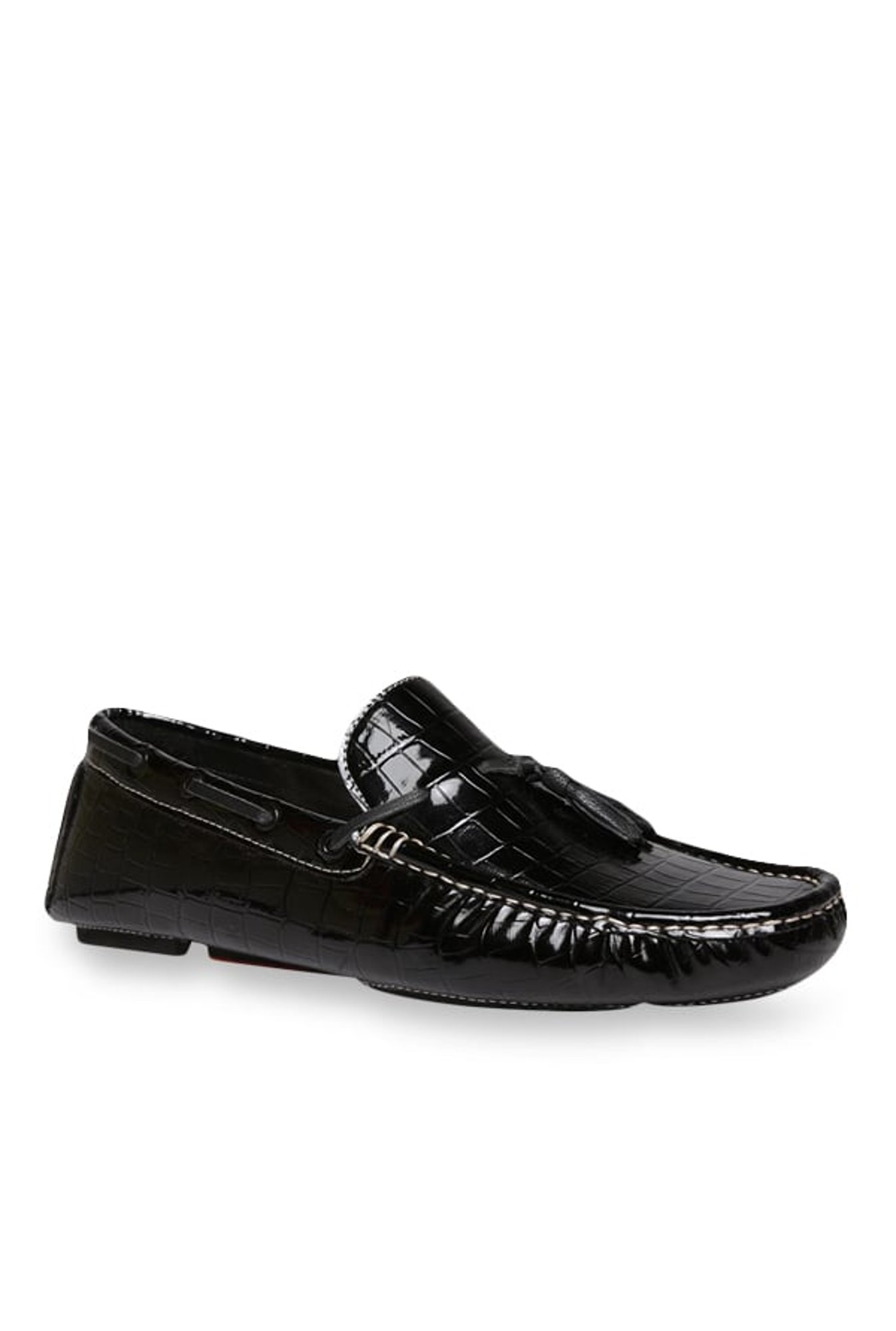 Bata Men's Nick Black Boat Shoes