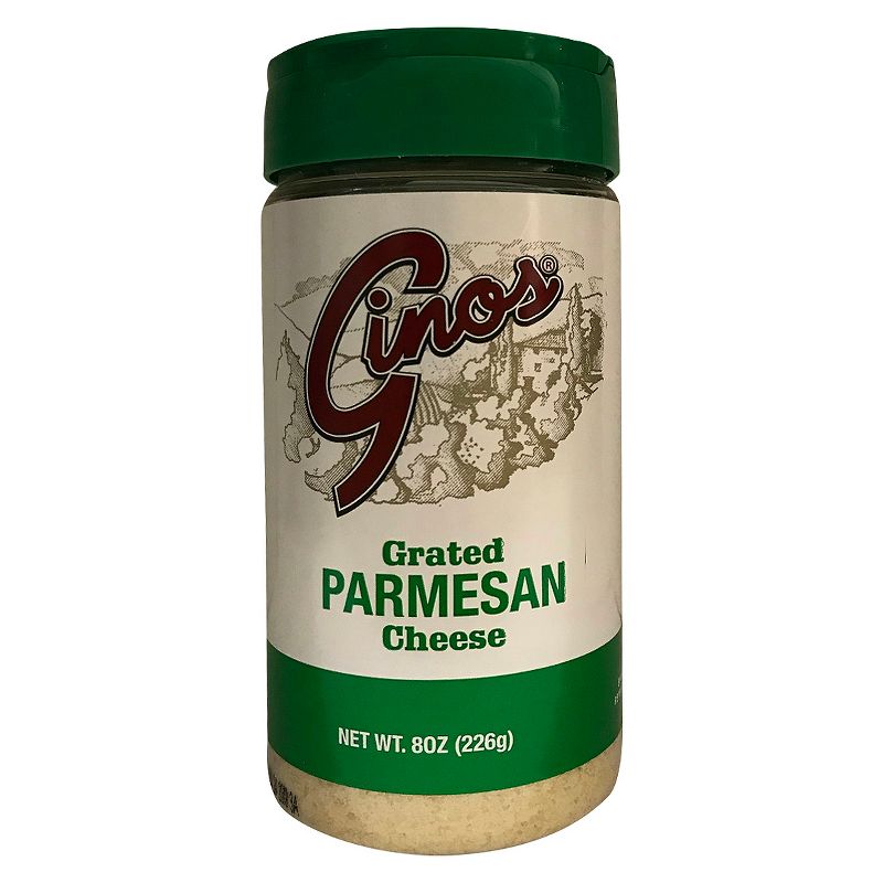 Gino's Grated Parmesan Cheese - 8oz Bottle