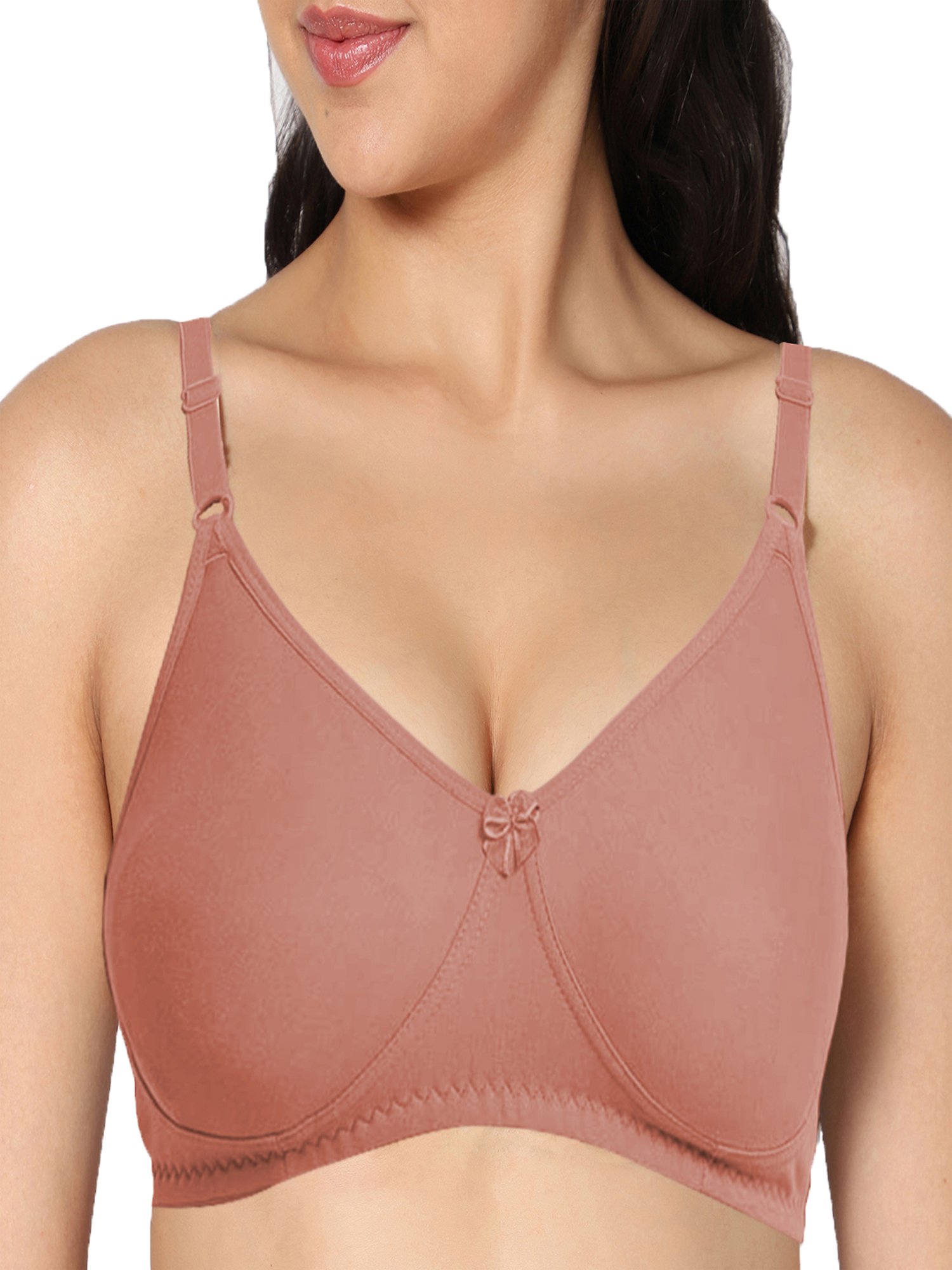 IN CARE Beige Non-Wired Full Coverage Push-Up Bra