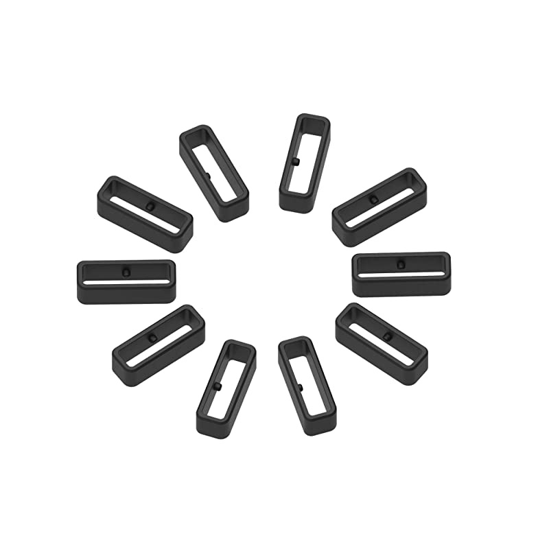 Replacement Band Keeper for Garmin Fenix 6 Instinct Silicone BandsPack of 11Compatible with Fenix 5 Fenix Chronos Fastener Ring Security Loop