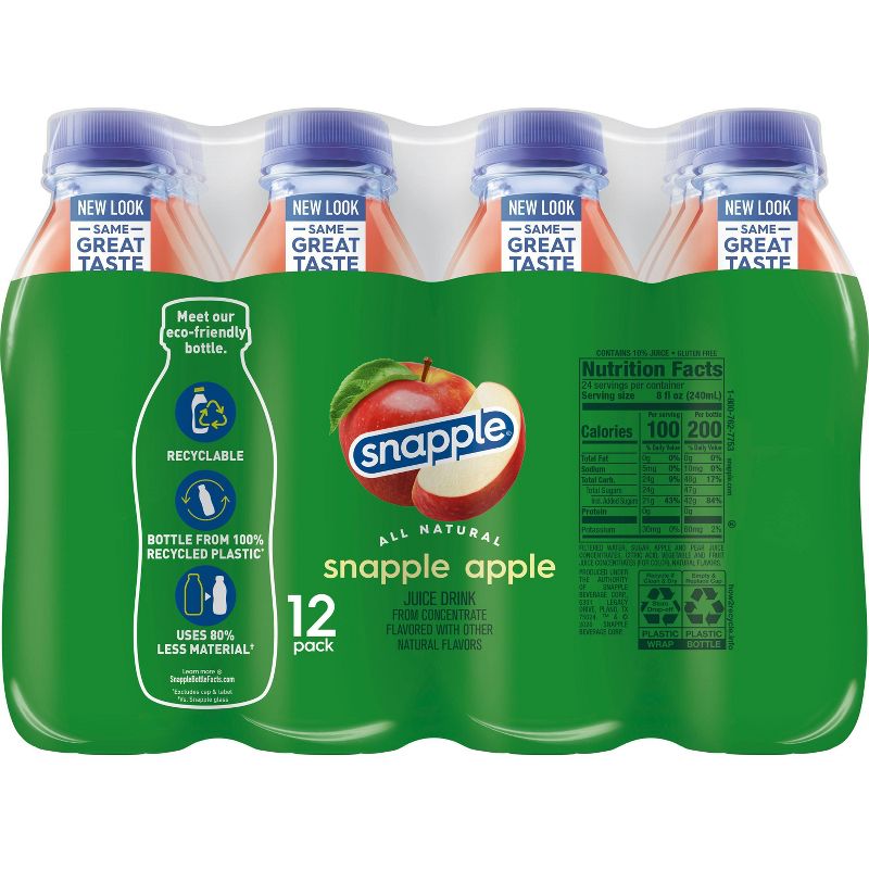 Snapple Apple - 12pk/16 fl oz Bottles