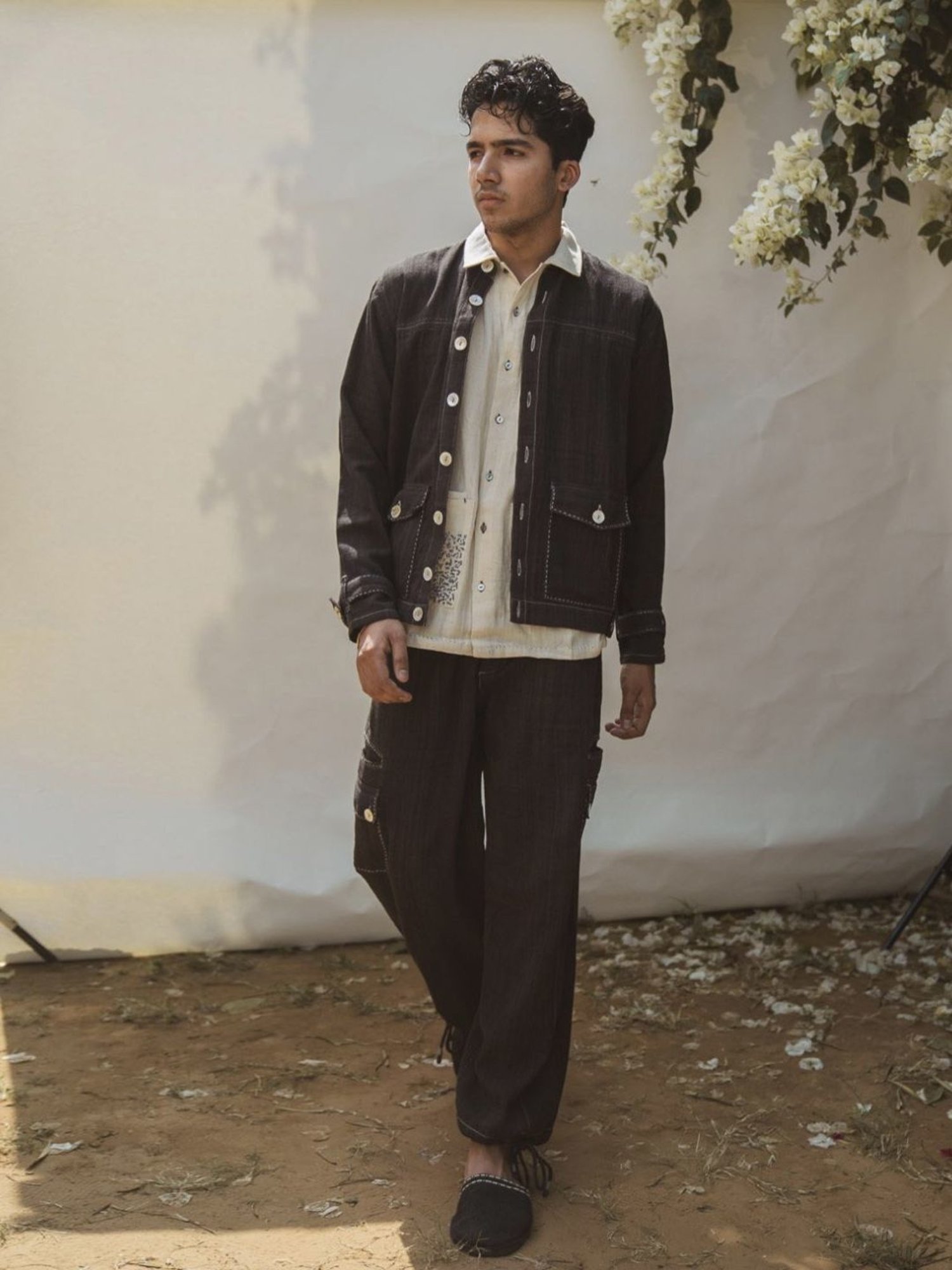 Lafaani Black Sonder Unisex Black Bomber & Utility Pants