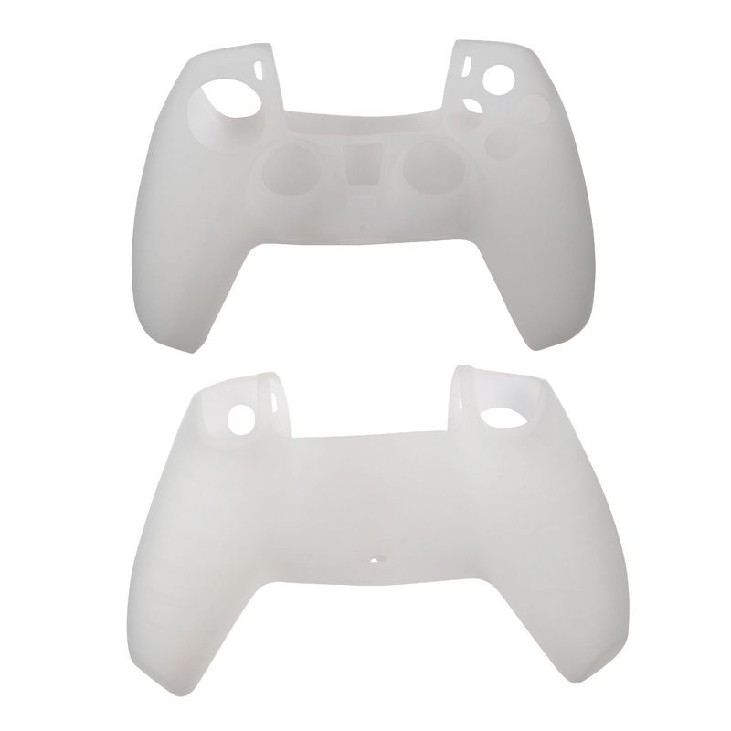Insten Controller Grip Cover Case Compatible with PS5 Controller - Protective Silicone Skin, White