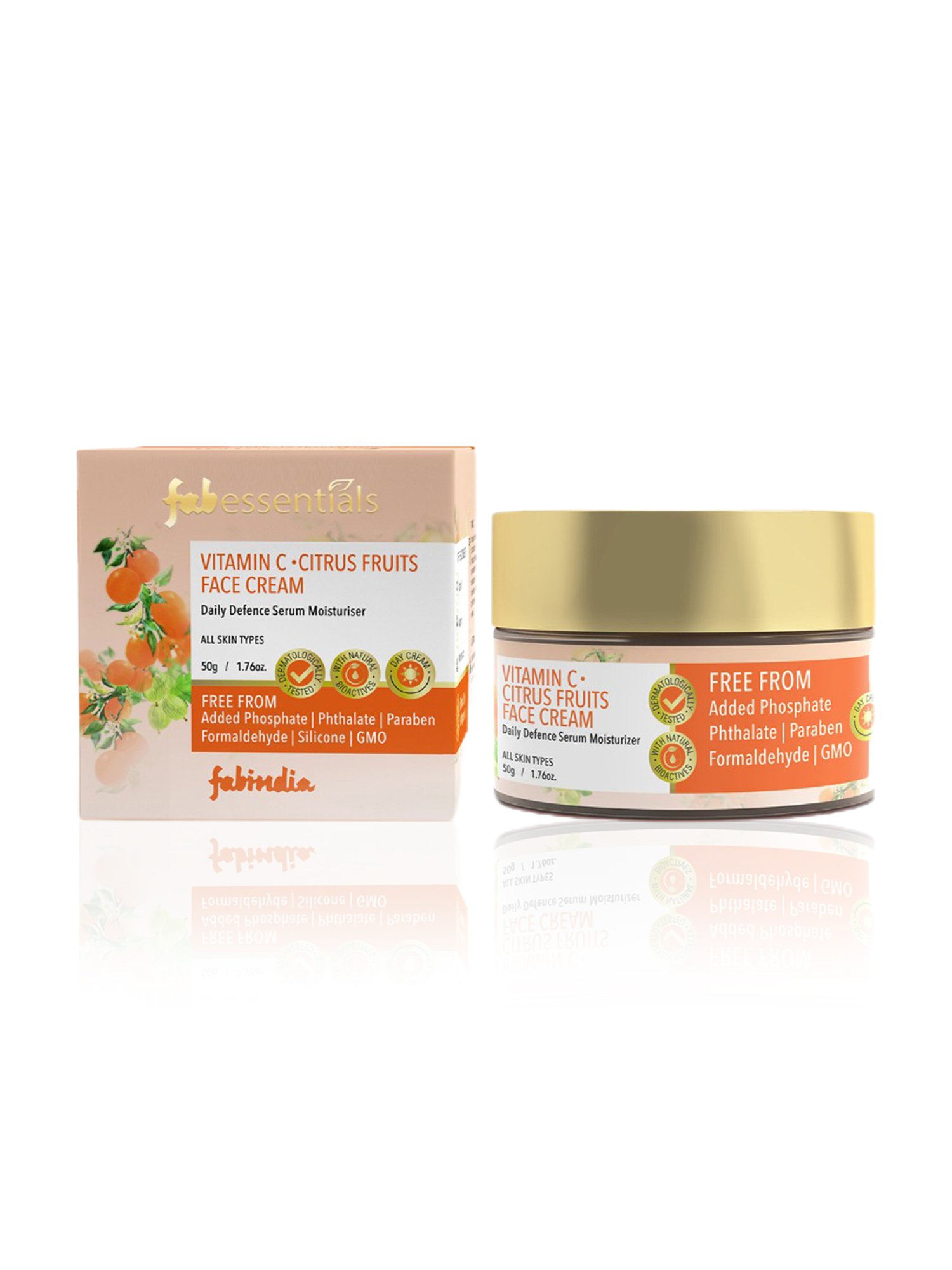 Fabessentials Vitamin C & Citrus Fruits Face Cream - 50 gm