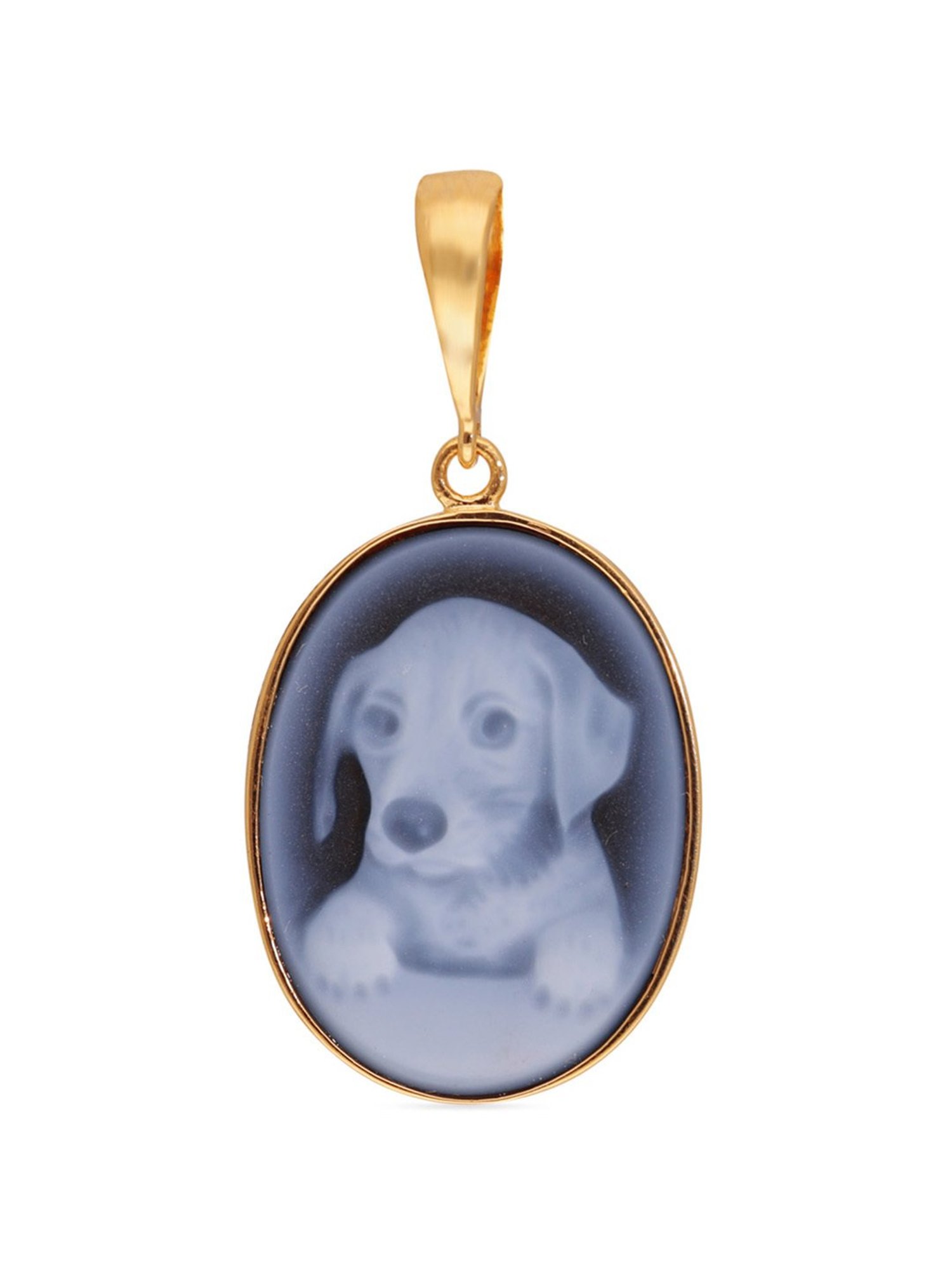 C.Krishniah Chetty 18k Gold Pendent for Unisex