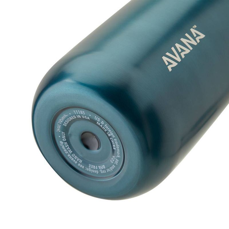 Avana 24oz Stainless Steel Water Bottle Blue