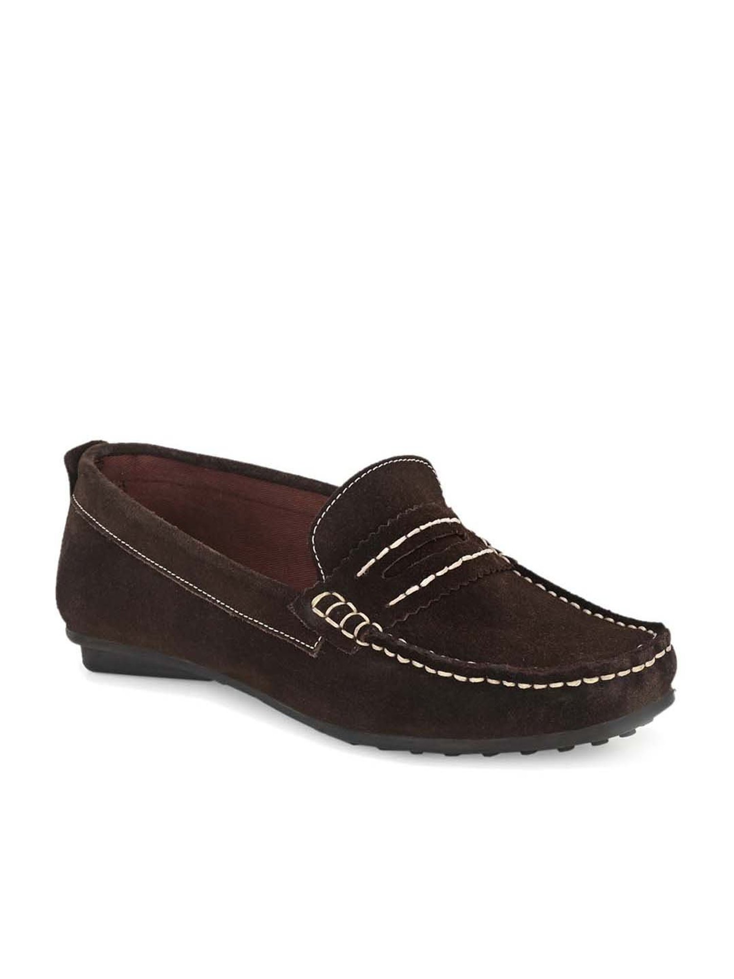 Carlo Romano Women's Brown Casual Loafers