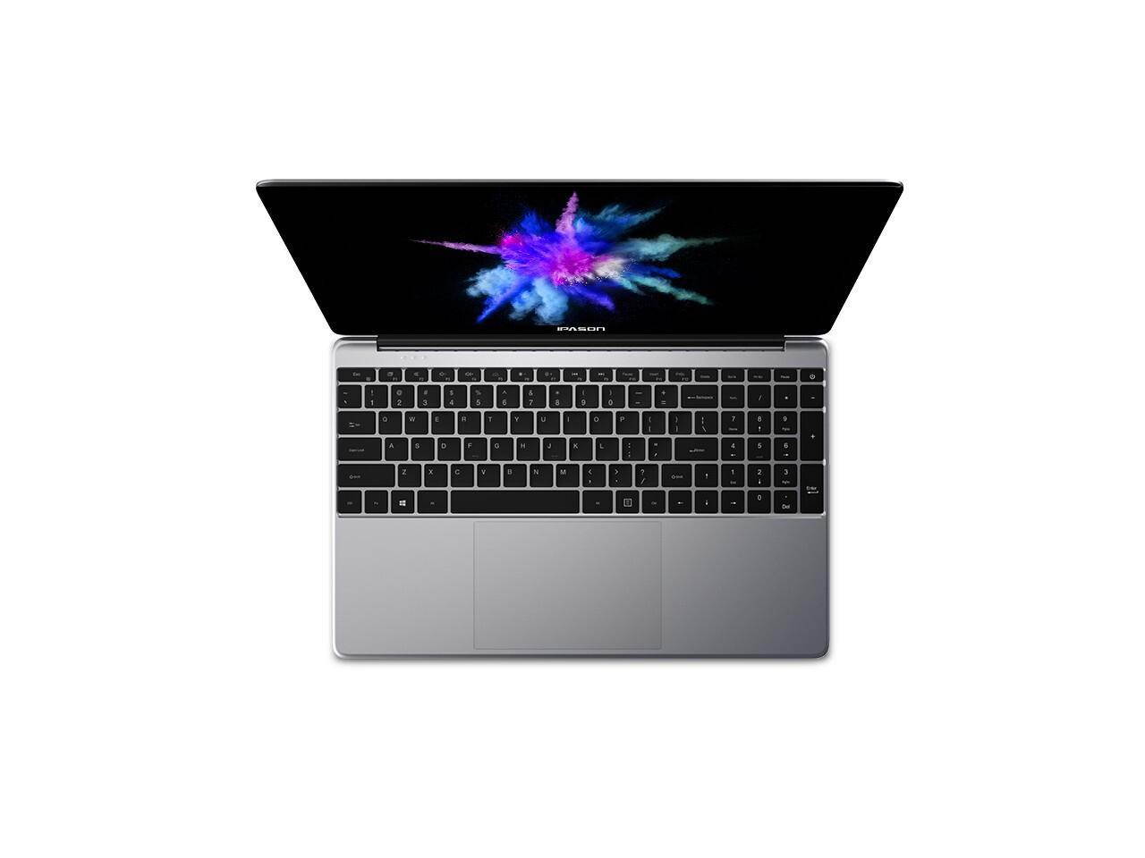 IPASON Maxbook - P1 IPS 15.6" Laptop FHD Intel J4125 4 Core up to 2.7GHz 8GB DDR4 RAM 256GB SSD Windows 10 home Notebook Computer Ultra Thin and Light Notebook Business Office Student Ultrabook