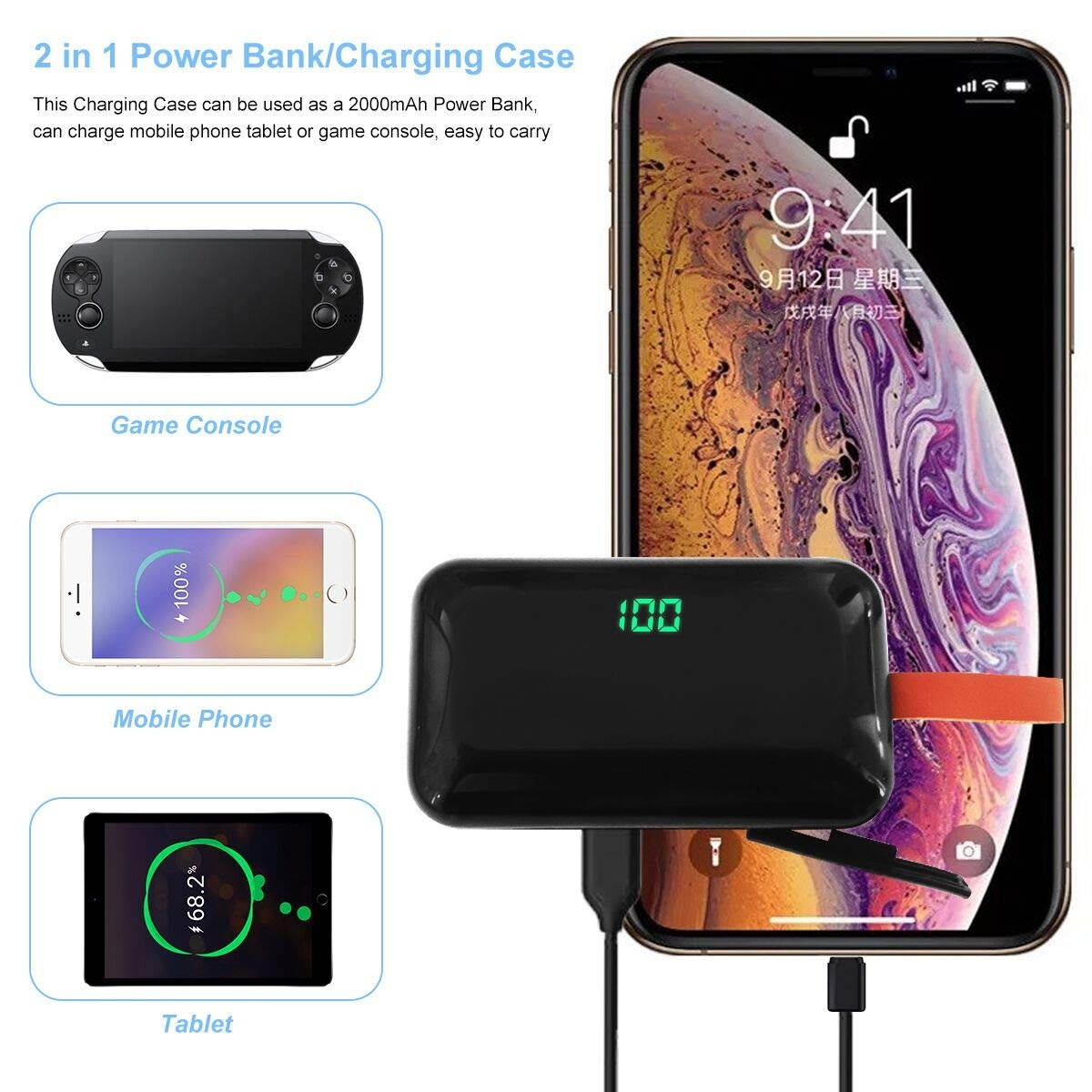 ?Newest 2020? Bluetooth Headphones for Running Gym Workout - Wireless Sport Earbuds with aptX HiFi Sound & Clear Thumping Bass - Best IPX7 Waterproof Earphones with Microphone