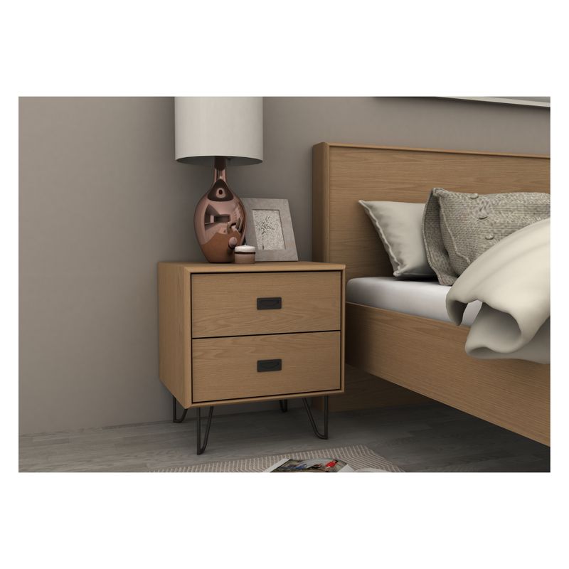 Asela Nightstand - Oak - Buylateral