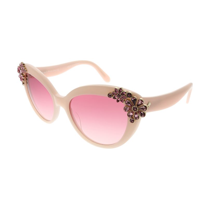 Kate Spade Low Bridge Fit Jenilee/F/S S5A Womens Square Sunglasses Blue Tortoise 57mm